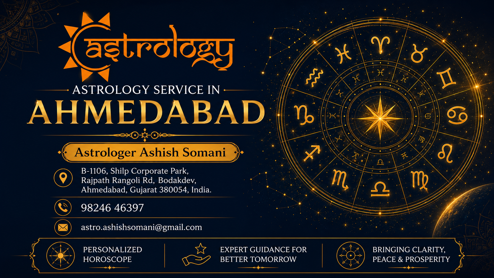 5 Benefits of Choosing Astrology Service in Ahmedabad | Astrologer Ashish Somani